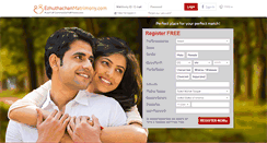 Desktop Screenshot of ezhuthachanmatrimony.com